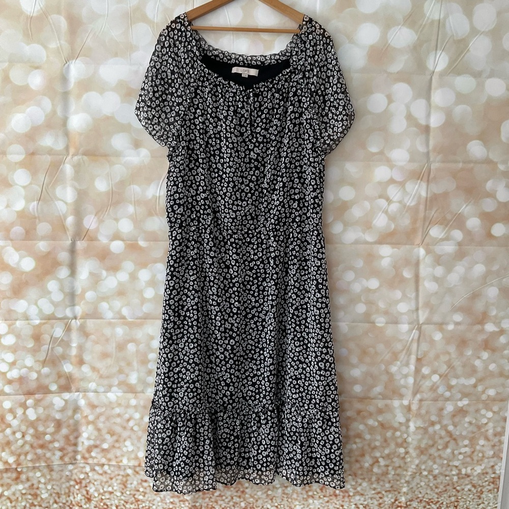 LOFT Floral Dress - Picture 1 of 7